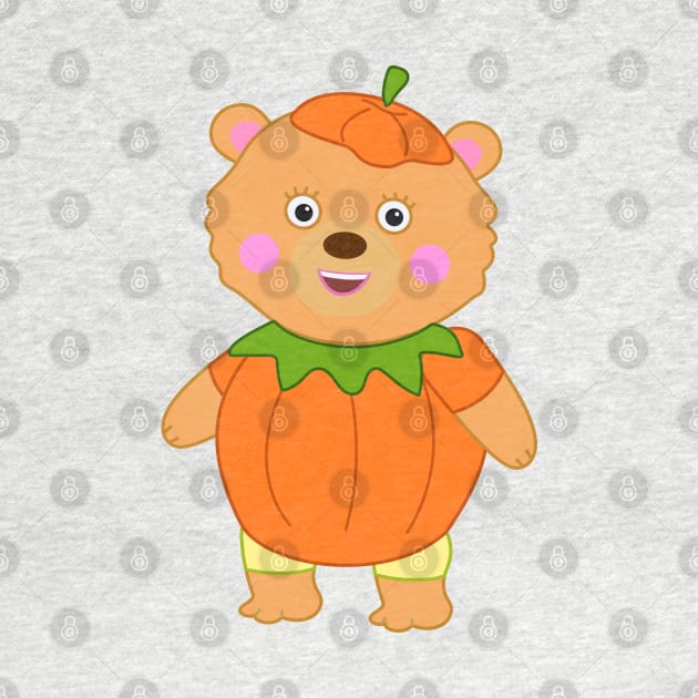 Bonnie Bear - Halloween Pumpkin costume by Dinos Friends